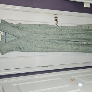 Baltic Born Olive Lace Maxi Dress